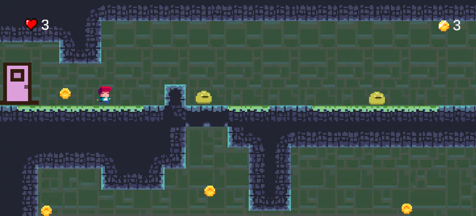 Screenshot of the Ruby Jumping game